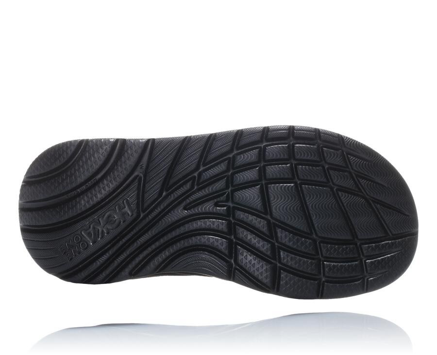 Hoka One One Sandalet Kadın Siyah - Ora Recovery Flip - BR9854712